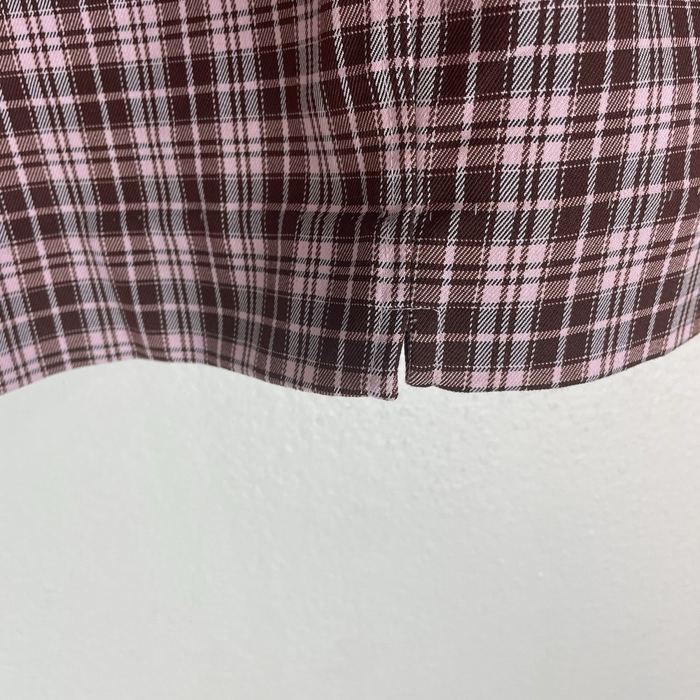 BP Mini Dress Womens Large Plaid Schoolgirl Y2K Coquette Twee Grunge 90s Preppy - Picture 3 of 11